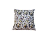 Capa de Almofada 55x55 Tecido Estampado - Nallu Decor Capa de Almofada 55x55 Tecido Estampado - Nallu Decor