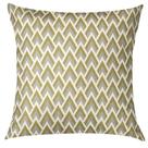 Capa de Almofada Áustria Geométrico Verde Musgo e Cinza 45x45cm