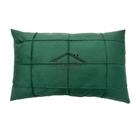 Capa De Almofada Baguete Suede Drapeada 50x30cm Decorativa