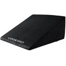 Capa de almofada Bed Wedge HOMBYS Ultra Soft Velvet Black
