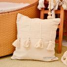 Capa de Almofada Boho Chic 4 Pompom
