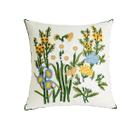 Capa de almofada bordada floral de jardim requintado sem núcleo para várias salas Capa de almofada bordada floral de jardim requintado sem núcleo para várias salas