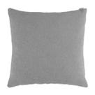 Capa de Almofada Bouclé Deluxe com Zíper Invisível 42cm x 42cm Toque Extra Macio Cinza