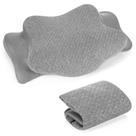 Capa de almofada cervical Memory Foam Hunnmingre Grey