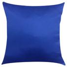 Capa de Almofada Cetim Azul Royal 45x45cm Capa de Almofada Cetim Azul Royal 45x45cm