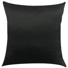 Capa de Almofada Cetim Preto 45cm x 45cm