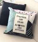 CAPA DE ALMOFADA COLORS ESTAMPADA - 43 x 43