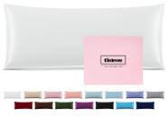 Capa de almofada corporal de seda, fronha Casbrove White 20x54