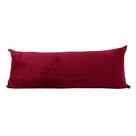 Capa de almofada corporal EVOLIVE 54 x 21" Wine Micromink Zipper