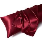 Capa de almofada corporal MR&HM Satin 50x137cm Borgonha Capa de almofada corporal MR&HM Satin 50x137cm Borgonha