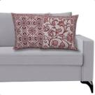 Capa de Almofada Decorativa 45x45 Zíper Jacquard Coleção Mykonos