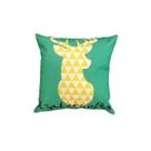 Capa De Almofada Decorativa 45x45cm Natureza Poliester Com Ziper Decora Sofa Cama Capa De Almofada Decorativa 45x45cm Natureza Poliester Com Ziper Decora Sofa Cama