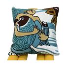 Capa De Almofada Decorativa Abstrata Impressa Em 3D Estilo Picasso Para Sofá, Carro E Casa 35-45CM