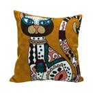 Capa De Almofada Decorativa Abstrata Impressa Em 3D Estilo Picasso Para Sofá, Carro E Casa 35-45CM