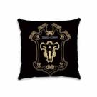 Capa de almofada decorativa Black Clovers Anime 45x45cm