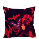Capa de almofada decorativa Black Clovers Anime 45x45cm