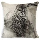 Capa de almofada decorativa Chewbaccas Anime 45x45cm