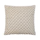 Capa De Almofada Decorativa Croche Nordeste 42 X 42 Artesanal Estampa 04 cor crua