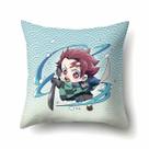Capa de almofada decorativa Demon Slayers Anime 45x45cm