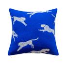 Capa de almofada decorativa Leaping Leopard Poliéster 45x45cm