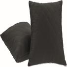 Capa de Almofada Decorativa Matelada 45cm X 45cm Preto - Mr enxovais