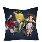 Capa de almofada decorativa Sevens Deadlys Sins Anime Capa de almofada decorativa Sevens Deadlys Sins Anime