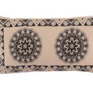 Capa De Almofada Decorativa Turin Retangular 1 Peça 58% Algodão / 42% Poliéster - Mandala Marinho