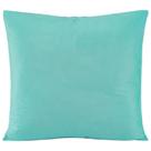 Capa De Almofada Decorativa Zion Suede 1 Peça 45cm X 45cm 100% Poliéster - Turquesa
