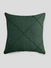 Capa de Almofada Drapeada Linho Verde 50 cm Capa de Almofada Drapeada Linho Verde 50 cm