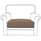 Capa de almofada Easy-Going Stretch Sofá Camel Chair Chair