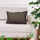 Capa de Almofada em Linho com Aba 45x30 Marrom Capa de Almofada em Linho com Aba 45x30 Marrom
