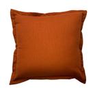 Capa de Almofada em Linho com Aba 45x45 Terracota