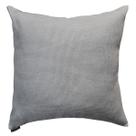Capa de Almofada em Suede Texturizado Premium 50x50cm Luxo Decorativa Prata