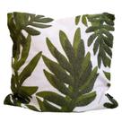 Capa de Almofada Folhas Verde Plantas Sofá Cama 43x43cm Capa de Almofada Folhas Verde Plantas Sofá Cama 43x43cm