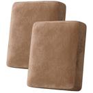 Capa de almofada H.VERSAILTEX Velvet Stretch para sofá Camel