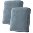 Capa de almofada H.VERSAILTEX Velvet Stretch para sofá Stone Blue