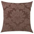 Capa de Almofada Jacquard Marrom 45x45cm
