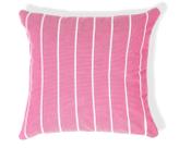 Capa de Almofada Jacquard Nouveau Listras Rosa