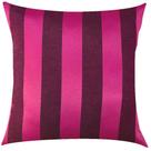 Capa de Almofada Jacquard Pink com Preto Listrado 43x43cm