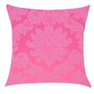 Capa de Almofada Jacquard Rosa Forte 45x45cm Capa de Almofada Jacquard Rosa Forte 45x45cm