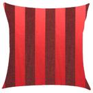 Capa de Almofada Jacquard Vermelho com Preto 43x43cm