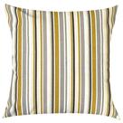 Capa de Almofada Listrado Amarelo e Cinza Impermeável 45x45cm Capa de Almofada Listrado Amarelo e Cinza Impermeável 45x45cm