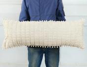 Capa de almofada lombar PANOD Extra Long 35x91 cm, veludo cotelê bege Capa de almofada lombar PANOD Extra Long 35x91 cm, veludo cotelê bege