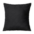 Capa De Almofada Mr 45cm X 45cm 1 Peça Matelada 100% Poliéster - Preto