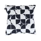 Capa de Almofada Noir e Blanc 43x43cm Estampada Frente Verso Cor:Modelo-5