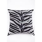 Capa De Almofada Para Sofá Zebra Preto e Branco