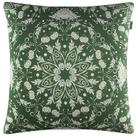 Capa de Almofada Patch Arte Verde Musgo 45x45cm Capa de Almofada Patch Arte Verde Musgo 45x45cm