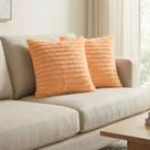 Capa de Almofada Pelúcia Luxo Soft Wave Decoração Latte Sofá Cama Sala de Estar 45x45 Novadecora Capa de Almofada Pelúcia Luxo Soft Wave Decoração Latte Sofá Cama Sala de Estar 45x45 Novadecora