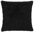 Capa de Almofada Pelúcia Preto 45x45cm Capa de Almofada Pelúcia Preto 45x45cm