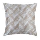 Capa de Almofada Plush 43x43cm Marfim Jolitex